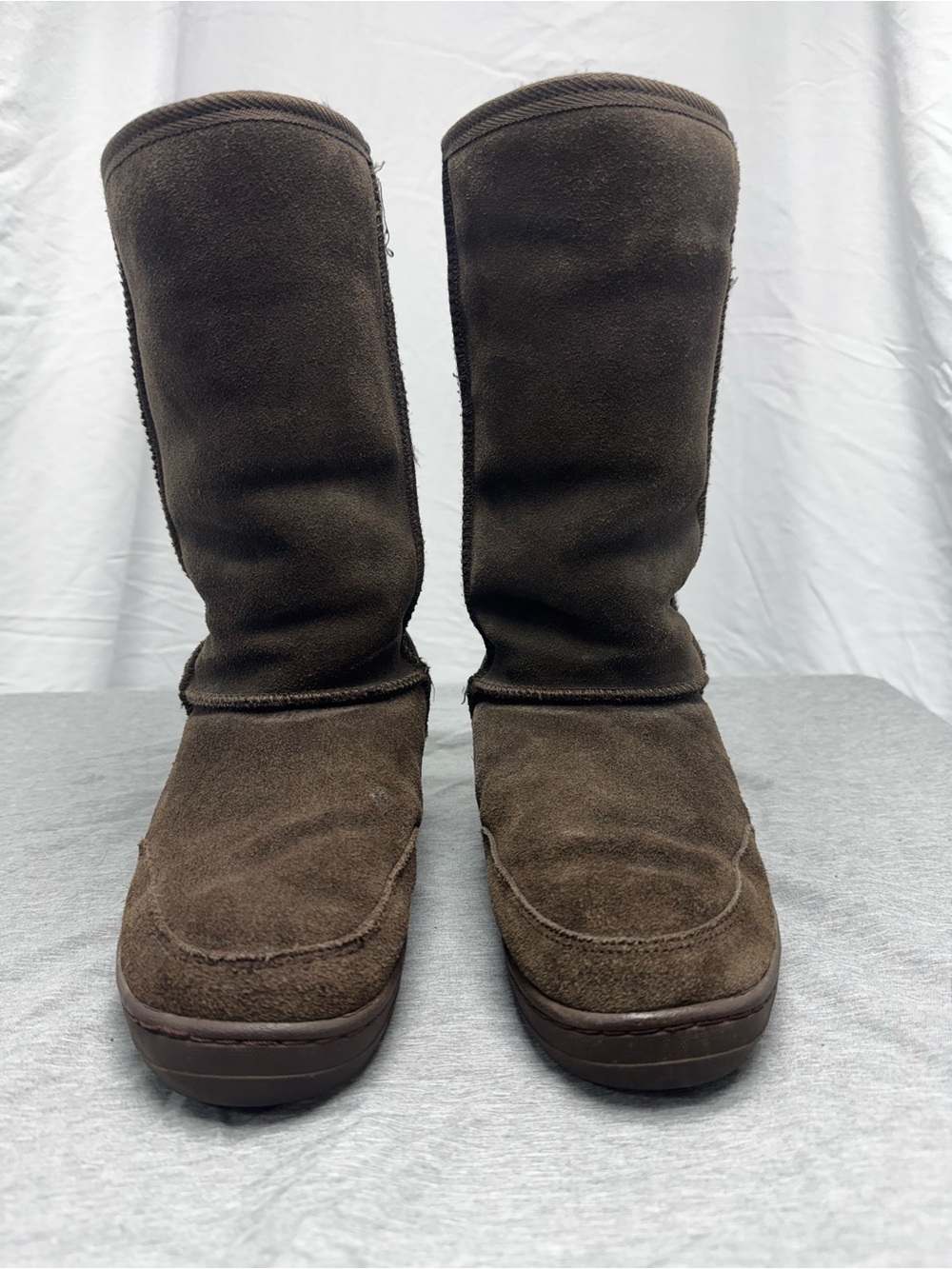UGG Ultra Tall Tasman Braid 5245 Brown Sheepskin Boots Womens 7